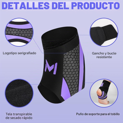 Tobillera Compresiva Sutil para Deportistas