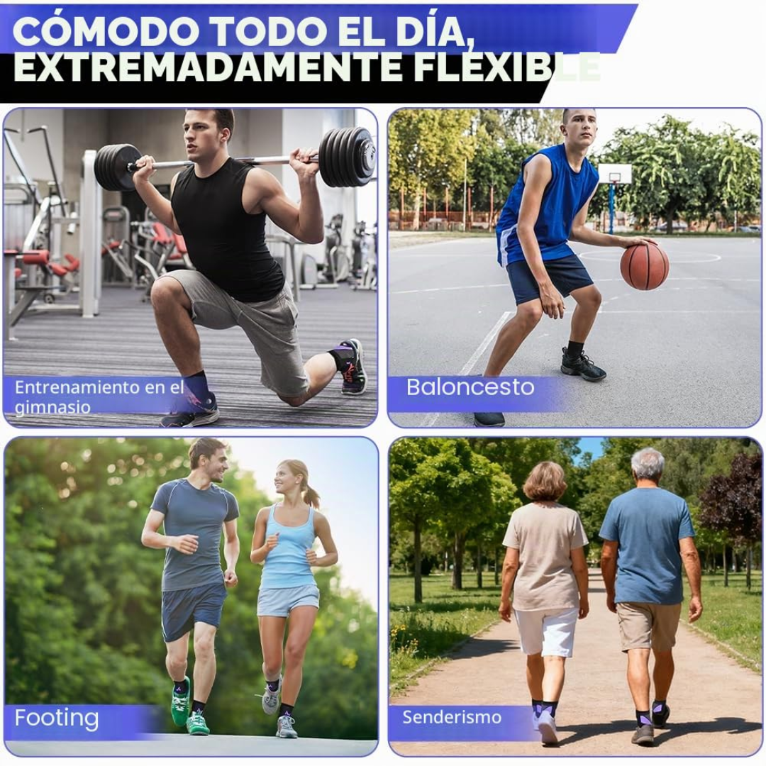 Tobillera Compresiva Sutil para Deportistas